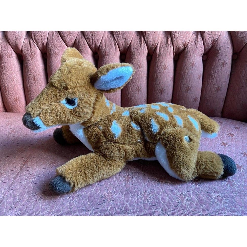 FAO Schwartz Reindeer Fawn Plush Stuffed Animal Toy s1